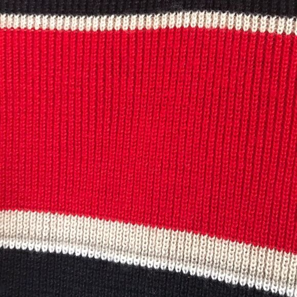 Hampshire Studios Vintage Preppy Mock Turtleneck Sweater Size Medium P - Picture 3 of 8